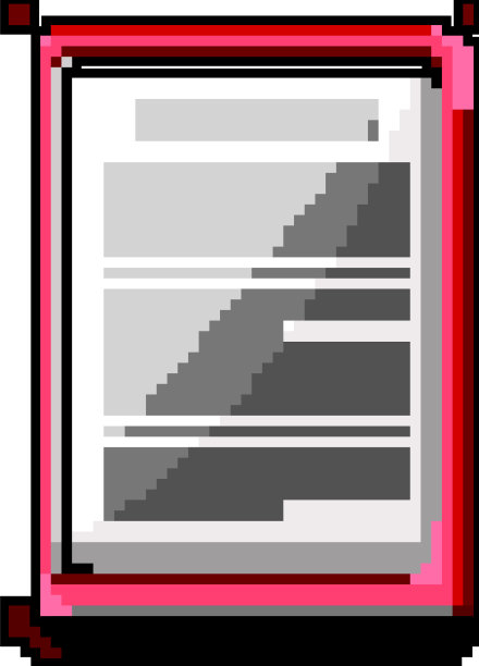 数字电子书阅读器游戏像素艺术图片下载