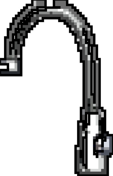 水龙头流水游戏像素化美术图片下载