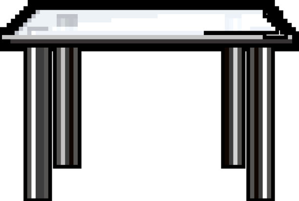 室内玻璃桌游戏像素美术图片下载