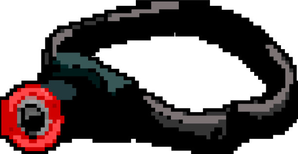 矿工头灯手电筒游戏像素美术图片下载