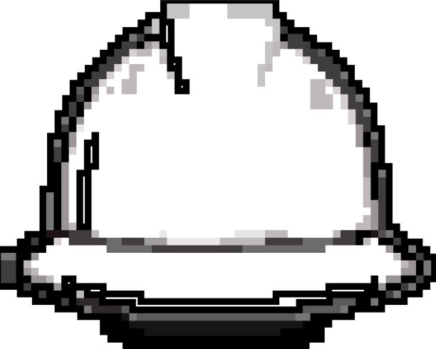 保护头盔建造者游戏像素美术图片下载