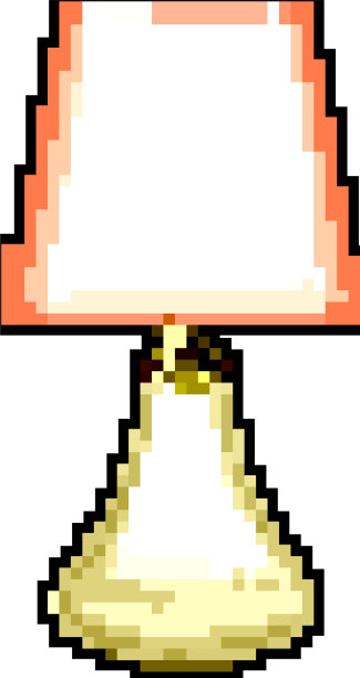 装饰台灯桌游戏像素美术图片下载