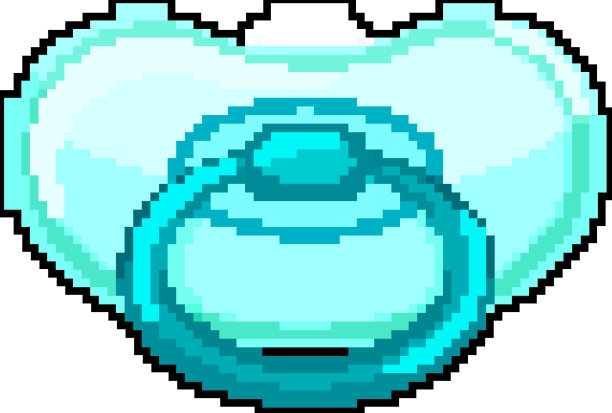 安抚奶嘴宝宝彩色图标图片下载