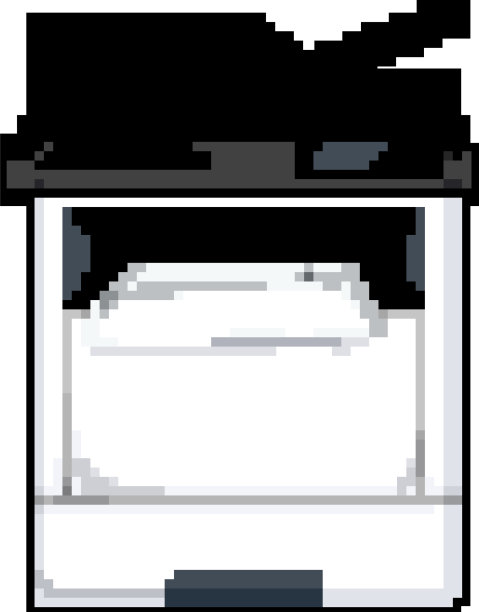 办公室打印纸游戏像素美术图片下载