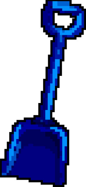 铲沙玩具游戏像素化美术图片下载