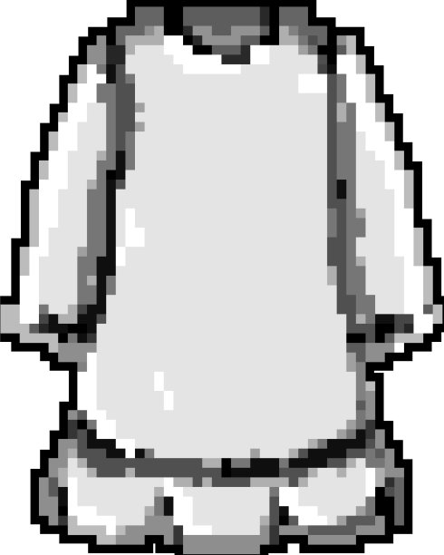 关心睡衣女孩游戏像素美术图片下载