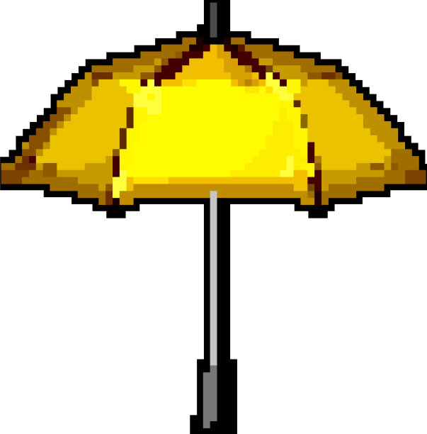 春雨伞像素美术游戏图片下载