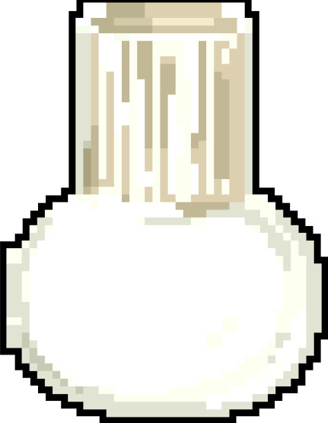 白色花瓶花陶瓷像素艺术游戏图片下载