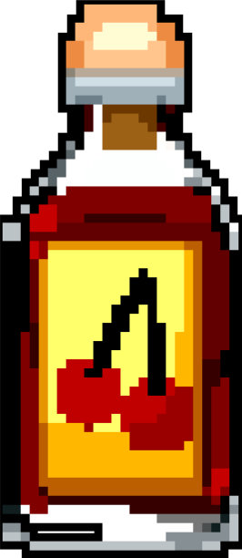 食材醋瓶游戏像素美术图片下载