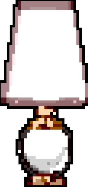 复古台灯装饰像素美术游戏图片下载