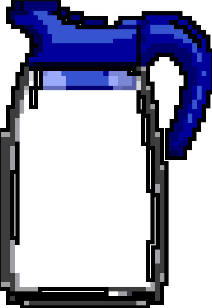 玻璃水罐游戏像素化美术图片下载