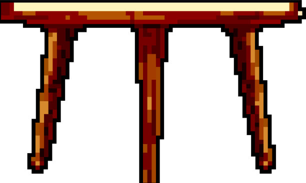 表面木桌像素游戏图片下载