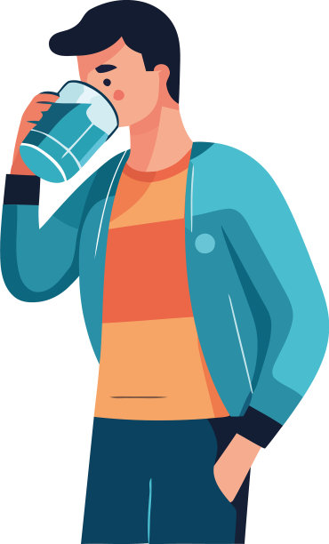 拿着咖啡杯的男子图片下载