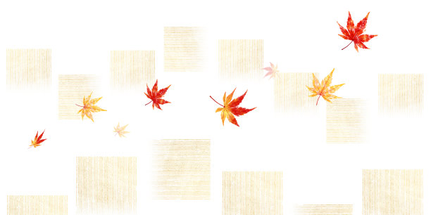 舞蹈枫，水彩触摸，纹理插图，白色背景图片下载