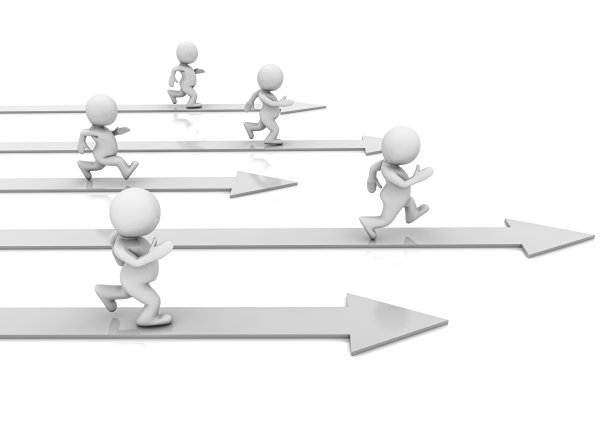 业务小组组长。团队合作的概念。从人群中脱颖而出图片下载