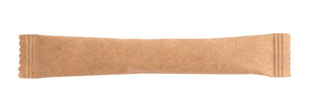 纸糖棒孤立在白色背景图片下载