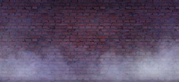 砖石墙烟背景。三维渲染图片下载