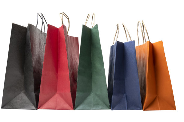 彩色购物袋图片下载