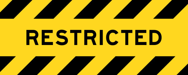 黄黑两色带线条纹的标签横幅，文字限制图片下载