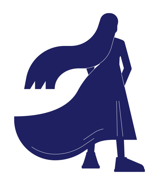 女人看着远离悲伤的平面矢量卡通人物图片下载