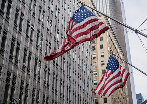 美国国旗。图片下载