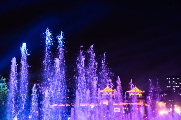 西安喷泉展图片下载