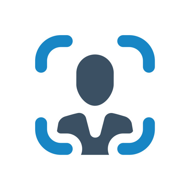 面部扫描图标或面部识别与人图片下载