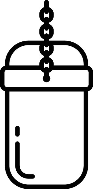 吊拳配件矢量轮廓图标设计，健康生活方式符号，健美操标志，电路训练器材库存插图，沙袋概念图片下载