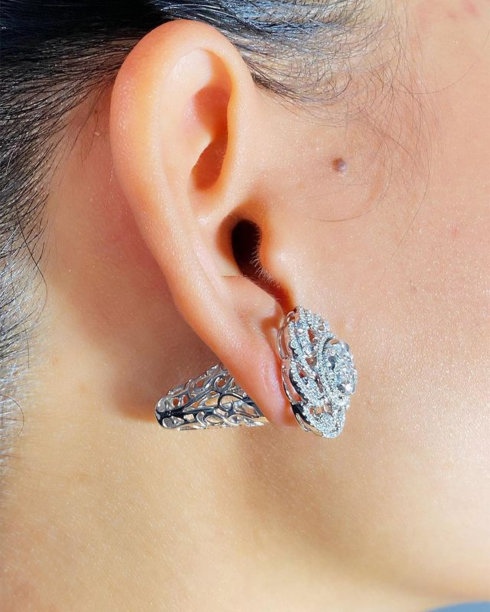 豪华钻石首饰，戒指，耳环，项链，手链图片下载