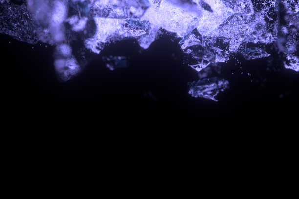 晶体粒子能量爆炸的背景概念图解图片下载