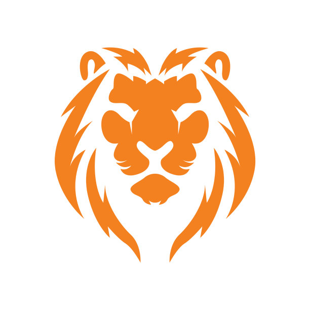 兽狮鬃毛标志图片下载