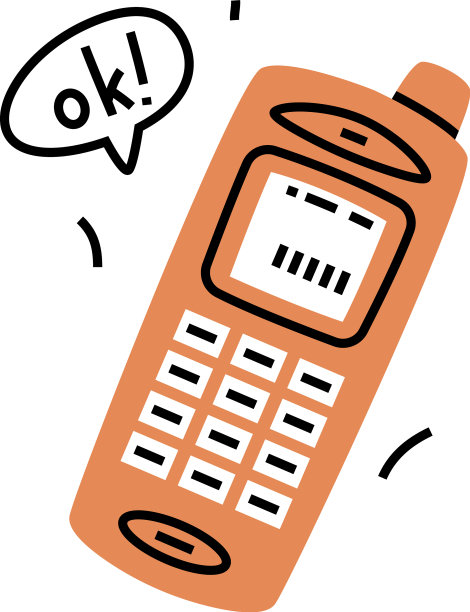 复古手机作为便携式电话使用图片下载