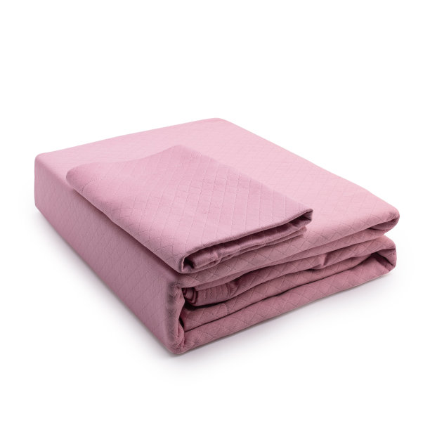 白色背景上折叠的床单图片下载