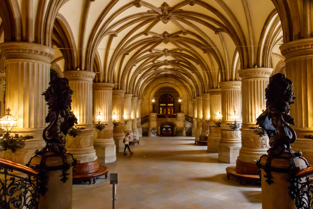 德国汉堡市政厅内部图片下载