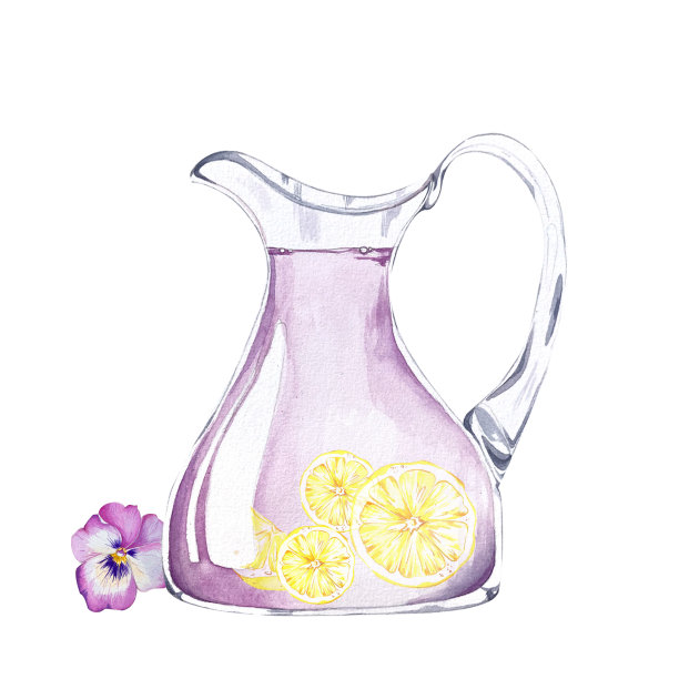 鸡尾酒。夏天明亮的饮料在不同的杯子里。水彩插图。用于横幅，明信片，网站图片下载