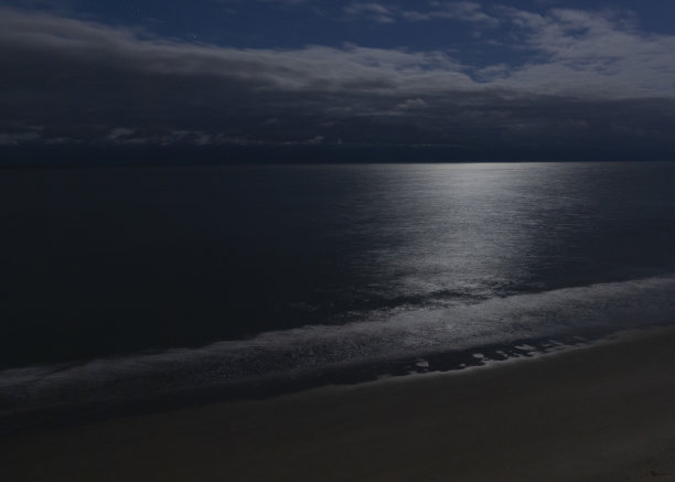 默特尔海滩的月光和星星图片下载