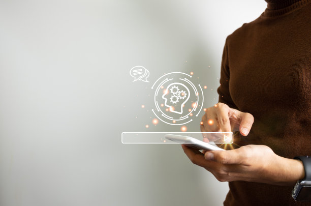 AI技术，人工智能，聊天机器人与AI聊天，用于通过命令提示符搜索和查找数据，机器人学习机器自动创建或生成图片或文章图片下载