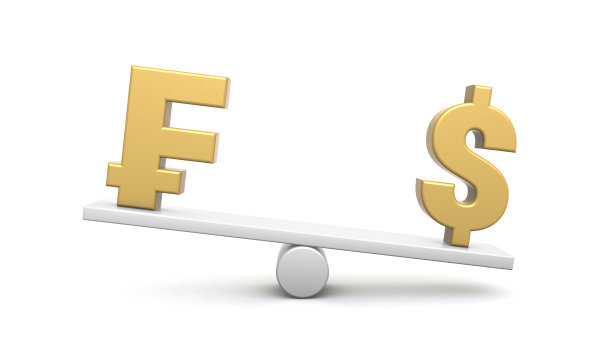 法国对美元货币兑换孤立的白色背景。货币兑换图片下载