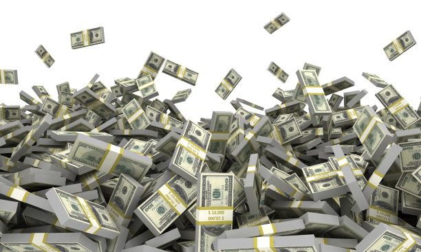 大量的美元在贬值图片下载