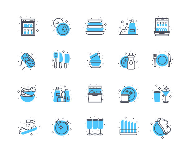 盘子图标颜色套装图片下载