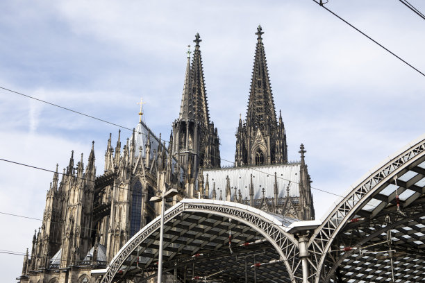 科隆大教堂和科隆中央车站图片下载