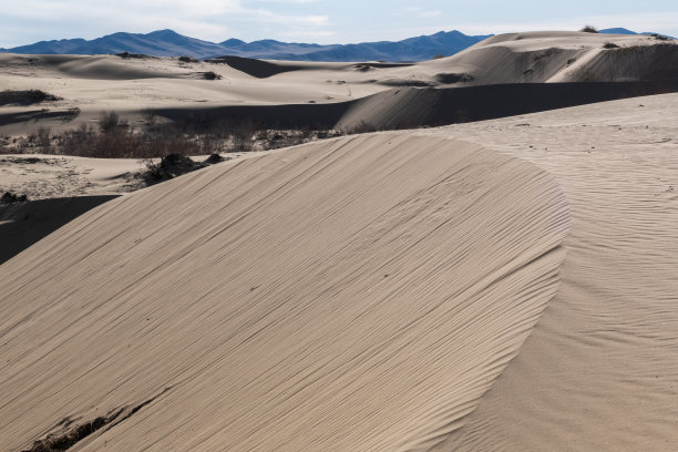 Elsen Tasarkhai或迷你戈壁，蒙古中部图片下载