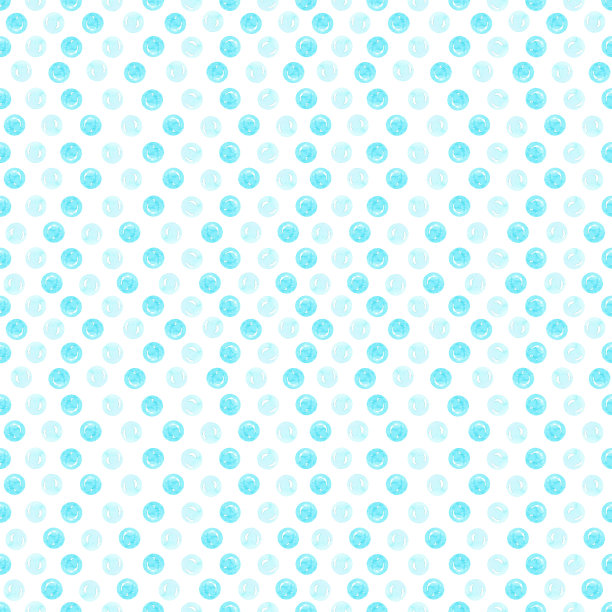 手绘水彩珠无缝图案隔离在白色背景。可用于纺织、花型、织物。图片下载