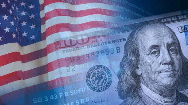 美元背景下的数据概念。三维演示图片下载