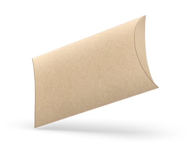 空白纸枕头包装模板。图片下载