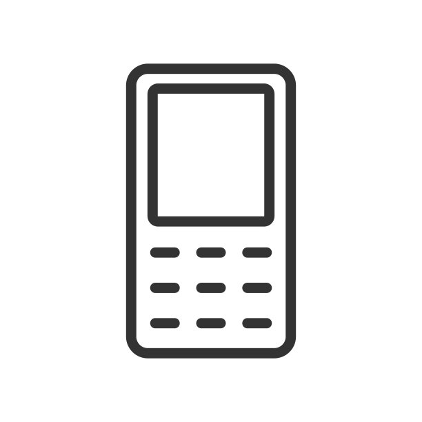 电话轮廓矢量图标隔离在白色背景。电话线图标的网页，移动和用户界面设计。图片下载