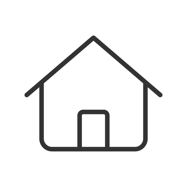 家庭轮廓矢量图标隔离在白色背景。主页线图标的网页，移动和用户界面设计。图片下载