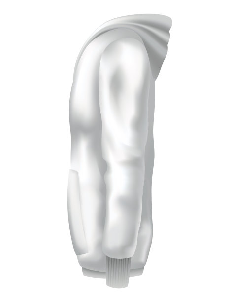 帽衫模型模板服装品牌和产品介绍。现实的侧视图。适合时尚和服装设计图片下载