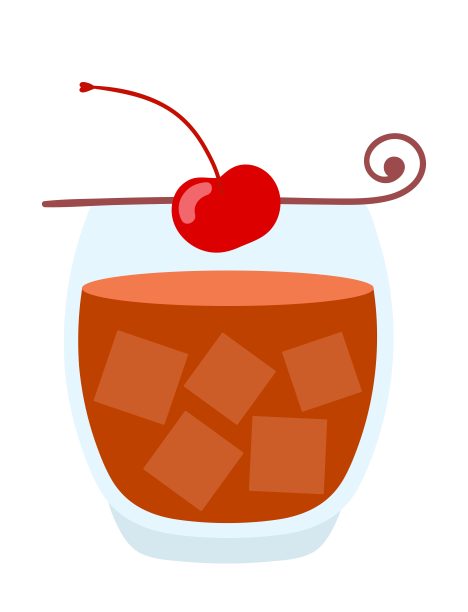 春都。经典的樱桃鸡尾酒。图片下载