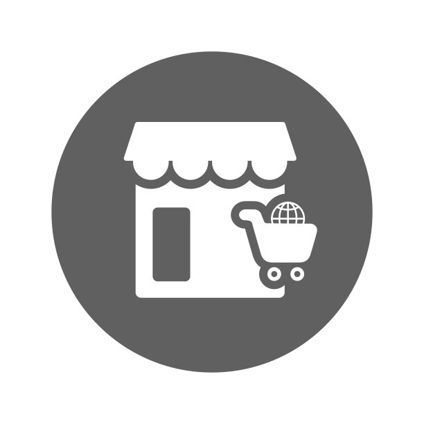 在线商店图标。图片下载